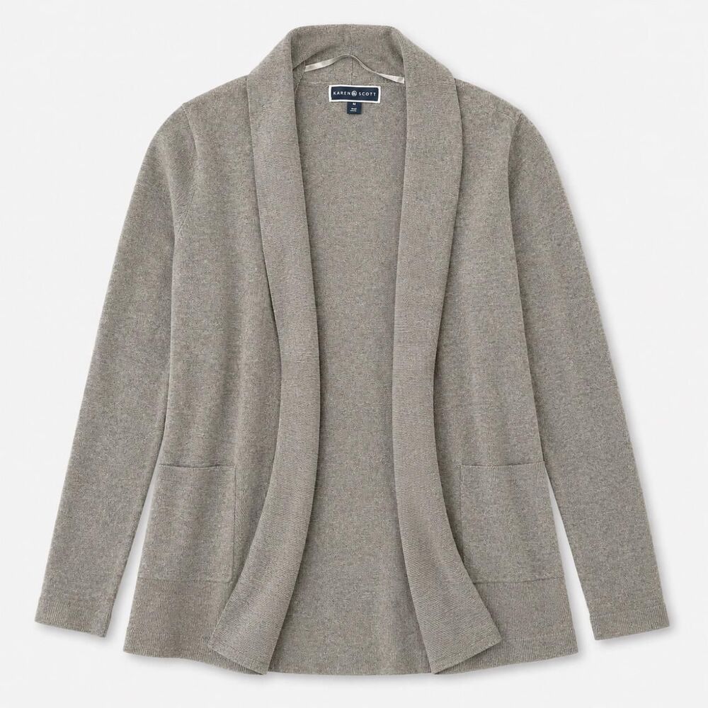 Karen-scott Women's Grey Cardigan